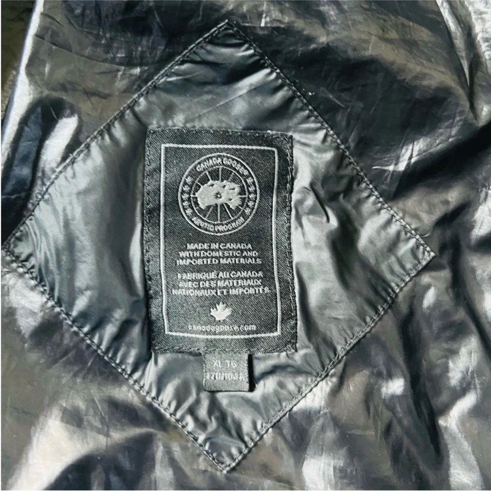 Canada Goose Women’s Abbott  Black Jacket- XL - Picture 4 of 4